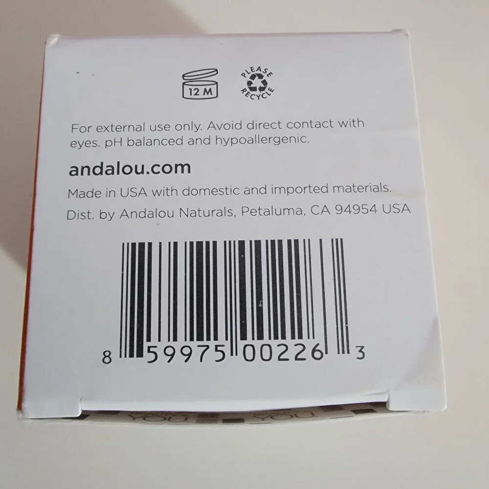 ANDALOU BRIGHTENING PUMPKIN HONEY GLYCOLIC MASK NIB